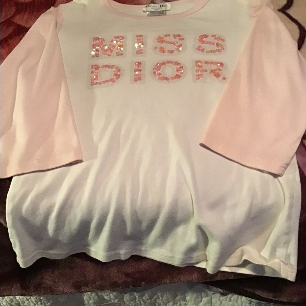 Miss Dior baseball style tshirt